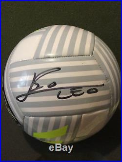 #10 Lionel Messi Autograph Soccer Ball with COA Authentic Hand Signed Leo Auto