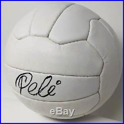1958 WORLD CUP Pele Signed Leather Vintage Soccer Ball Autographed PSA DNA ITP