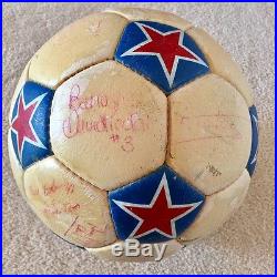 1975 Pele Autographed Official Adidas NASL Soccer Game Ball Miami Toros Auto'd