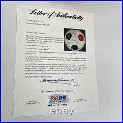 1977 New York Cosmos Pele Team Signed Vintage Soccer Ball PSA DNA World Cup