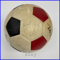 1977 New York Cosmos Pele Team Signed Vintage Soccer Ball PSA DNA World Cup