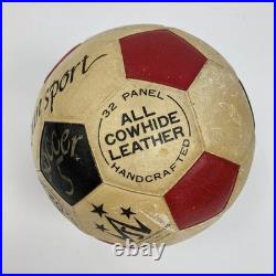 1977 New York Cosmos Pele Team Signed Vintage Soccer Ball PSA DNA World Cup