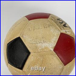1977 New York Cosmos Pele Team Signed Vintage Soccer Ball PSA DNA World Cup