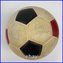 1977 New York Cosmos Pele Team Signed Vintage Soccer Ball PSA DNA World Cup