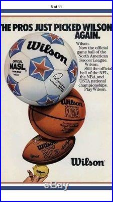 1980s NASL Game Ball Team Signed VANCOUVER WHITECAPS