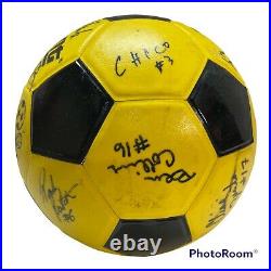 1986 87 Team Autographed signed Chicago Sting Soccer Ball Coke Coca Cola