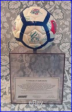 1994 World Cup Snickers TEAM USA Signed Soccer Ball 23 Autographed Full Team