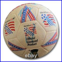 1994 World Cup USA Team Signed Autographed Soccer Ball Lalas Jones Scoreboard
