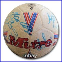 1994 World Cup USA Team Signed Autographed Soccer Ball Lalas Jones Scoreboard