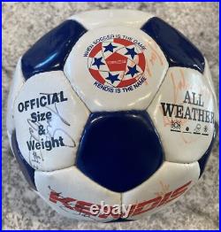 1996 MLS New England Revolution Player Autographed Soccer Ball Inaugural Season