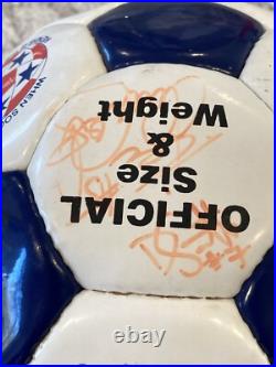 1996 MLS New England Revolution Player Autographed Soccer Ball Inaugural Season