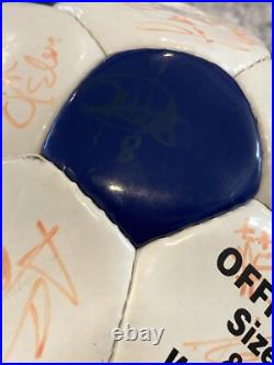 1996 MLS New England Revolution Player Autographed Soccer Ball Inaugural Season