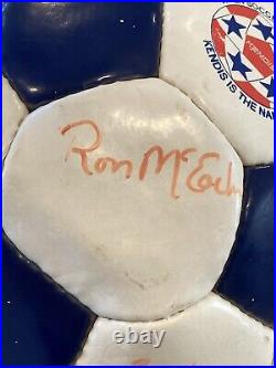 1996 MLS New England Revolution Player Autographed Soccer Ball Inaugural Season