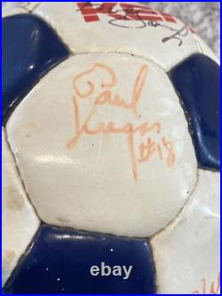 1996 MLS New England Revolution Player Autographed Soccer Ball Inaugural Season