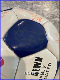 1996 MLS New England Revolution Player Autographed Soccer Ball Inaugural Season