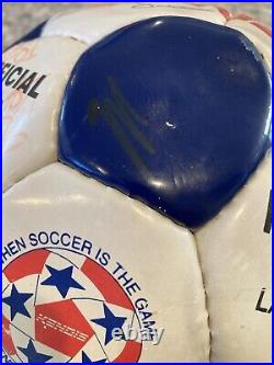 1996 MLS New England Revolution Player Autographed Soccer Ball Inaugural Season