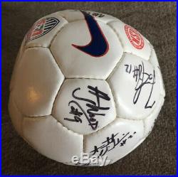 1996 USA Olympic Soccer Balls Team Signed Game Ball And Mini