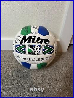 1998-1999 Chicago Fire FC Signed Ball 15 Autographs