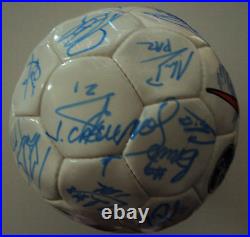 1998 MLS All-Star Game Complete US & Int'l Team Signed Ball with41 Signatures