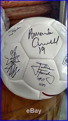 1998 USA Womens National Team Signed Soccer Ball HAMM DiCicco LILLY AKERS ++