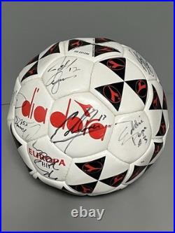 1998 USMNT World Cup Team Signed Soccer Ball -Cobi Jones Eddie Pope Brad Friedel