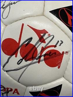1998 USMNT World Cup Team Signed Soccer Ball -Cobi Jones Eddie Pope Brad Friedel