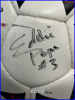 1998 USMNT World Cup Team Signed Soccer Ball -Cobi Jones Eddie Pope Brad Friedel