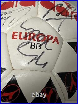 1998 USMNT World Cup Team Signed Soccer Ball -Cobi Jones Eddie Pope Brad Friedel