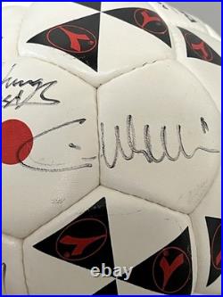 1998 USMNT World Cup Team Signed Soccer Ball -Cobi Jones Eddie Pope Brad Friedel