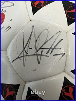 1998 USMNT World Cup Team Signed Soccer Ball -Cobi Jones Eddie Pope Brad Friedel