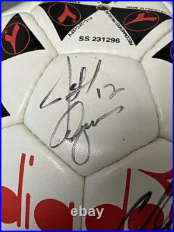 1998 USMNT World Cup Team Signed Soccer Ball -Cobi Jones Eddie Pope Brad Friedel