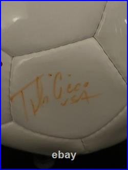 1999 USA Women's WORLD CUP Autographed Soccer Ball Hamm, Whalen & 8 Others