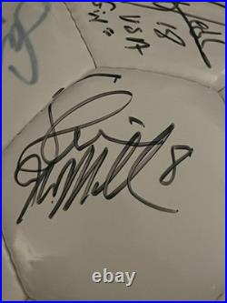 1999 USA Women's WORLD CUP Autographed Soccer Ball Hamm, Whalen & 8 Others