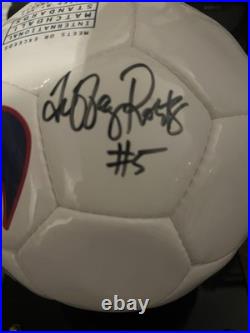 1999 USA Women's WORLD CUP Autographed Soccer Ball Hamm, Whalen & 8 Others