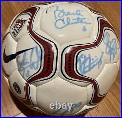 1999 US Women's World Cup soccer team autographed signed Nike ball Mia Hamm JSA
