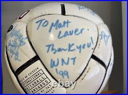 1999 US Women's World Cup team autographed signed soccer ball Mia Hamm Chastain