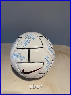 1999 US Women's World Cup team autographed signed soccer ball Mia Hamm Chastain