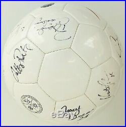 1999 US Women's World Cup team autographed soccer ball Mia Hamm Chastain PSA/DNA