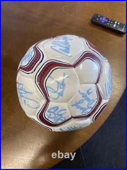 1999 US Women's World Cup team signed soccer ball-Mia Hamm, Chastain, Scurry 25yr