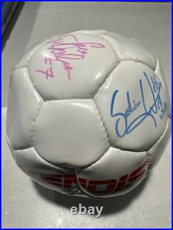 1999 U. S. Women's National Team Autographed Soccer Ball (3 Players)
