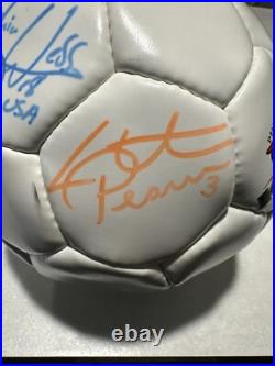 1999 U. S. Women's National Team Autographed Soccer Ball (3 Players)