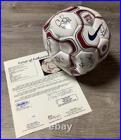 2000 Women's Team USA signed soccer ball With Mia Hamm JSA COA 17 Signatures