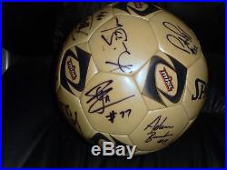 2001 2002 Philadelphia Kixx Misl World Champs Team Signed Game Used Soccer Ball