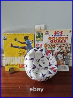 2001-2003 Atlanta Beat / WUSA Signed Soccer Ball + USWNT'99 Memorabilia Lot