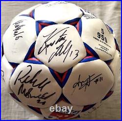 2003 WUSA Boston Breakers team signed soccer ball Kristine Lilly Meinert Sobrero