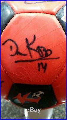 2004-2005 MISL PHILADELPHIA KIXXS TEAM SIGNED SOCCER BALL Pappas, Boney, D Ambra