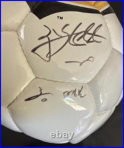 2004 LA Galaxy Signed Soccer Ball Hong Myung-bo Andreas Herzog Autographed MLS