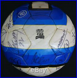 2006 PACHUCA team signed Copa Sudamericana FINAL game used Nike 90 Total ball