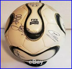 2006 World Cup Champs Team Italy Signed FIFA Official Match Replica Ball LOA
