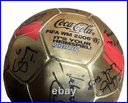 2006 World Cup Ghana Black Stars Autographed Soccer Ball- Including Coaches